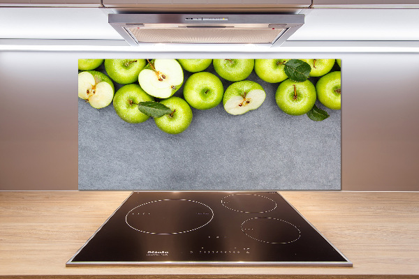 Achterwand keuken Groene appels