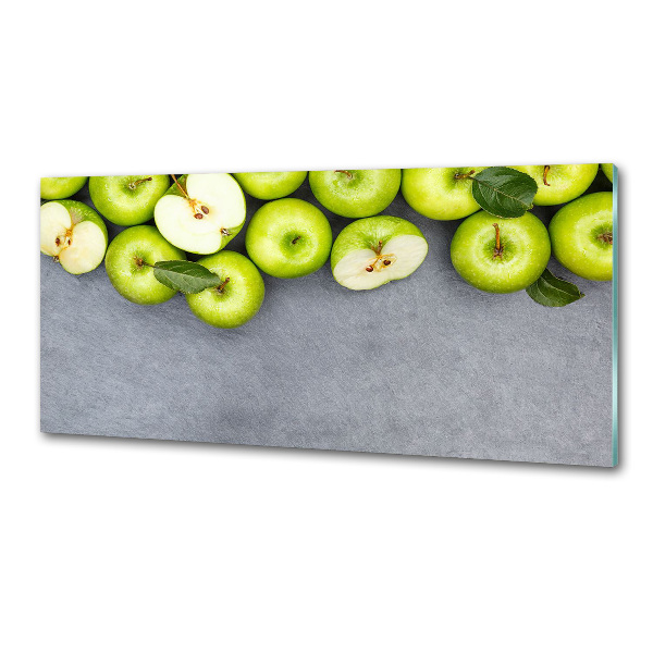 Achterwand keuken Groene appels