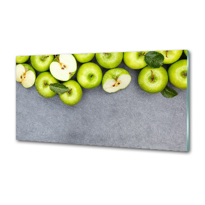 Achterwand keuken Groene appels