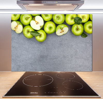 Achterwand keuken Groene appels