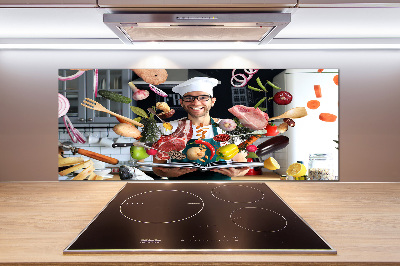 Spatscherm keuken recepten van de chef