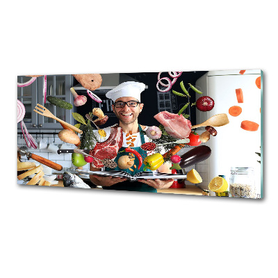 Spatscherm keuken recepten van de chef