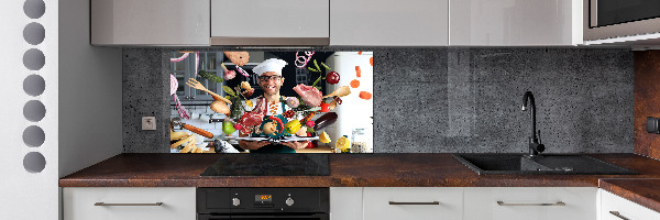 Spatscherm keuken recepten van de chef