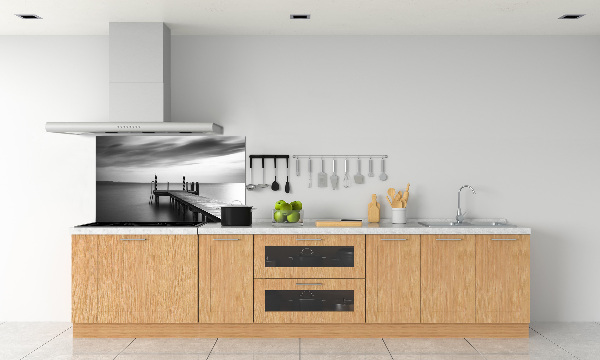 Panel do kuchni Molo nad jeziorem