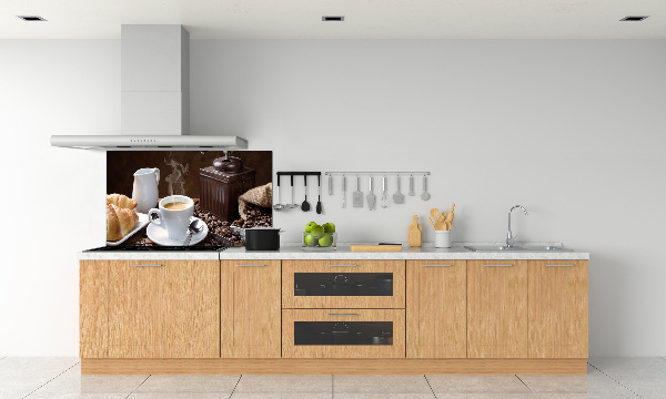 Panel do kuchni Rogaliki i kawa