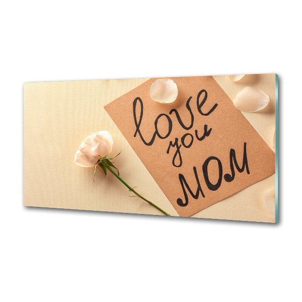 Panel dekor szkło Dzień mamy