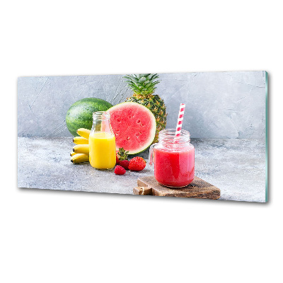 Glazen achterwand keuken Fruitcocktail