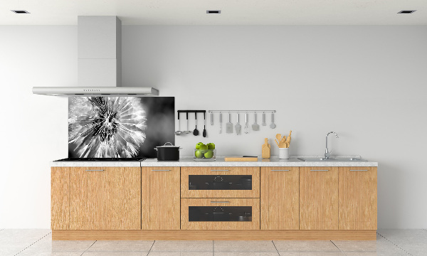 Spatplaat keuken Paardenbloemen