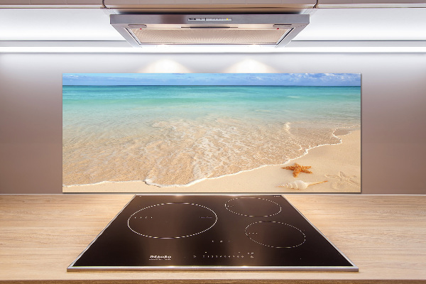 Spatplaat keuken Zeesterren op het strand