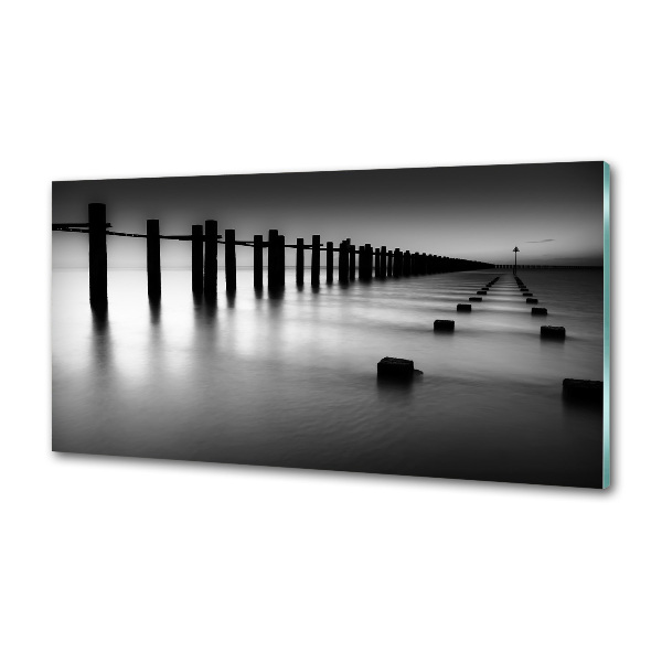 Keuken achterwand golfbreker van de Theems