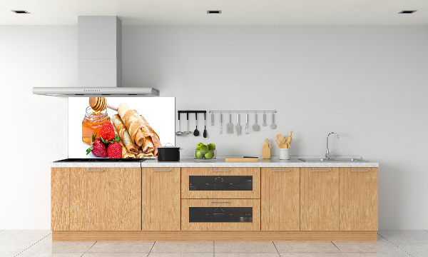 Spatscherm keuken Heerlijke pannenkoeken