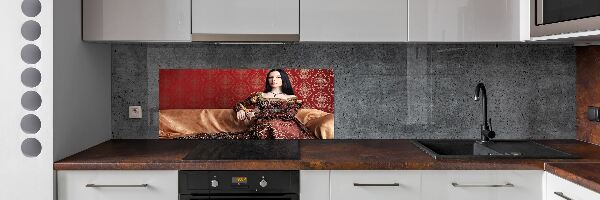 Spatscherm keuken Middeleeuwen