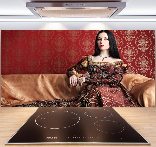 Spatscherm keuken Middeleeuwen