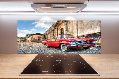 Panel do kuchni Czerwony Chevrolet