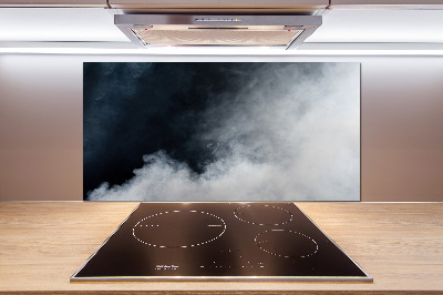 Spatscherm keuken Witte rook