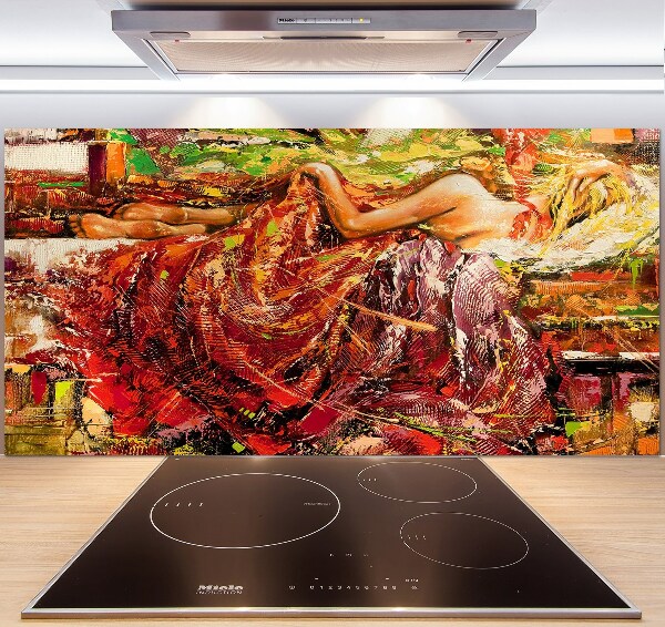 Panel do kuchni Śpiąca kobieta