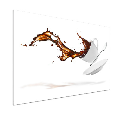 Panel dekor szkło Rozlana kawa