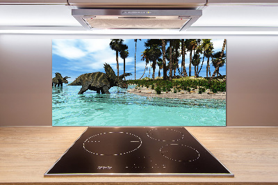 Spatplaat keuken Dinosaurussen