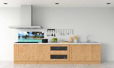 Panel między meble w kuchni Dinozaury