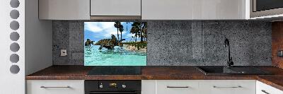 Panel między meble w kuchni Dinozaury