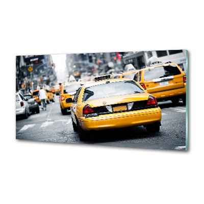 Achterwand keuken New Yorkse taxi's
