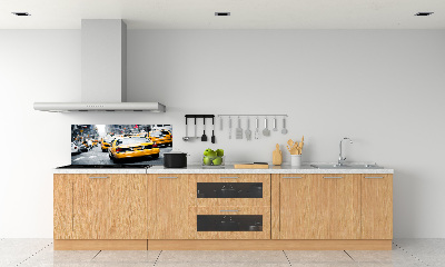 Achterwand keuken New Yorkse taxi's