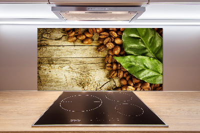 Panel lacobel Kawa i liść laurowy