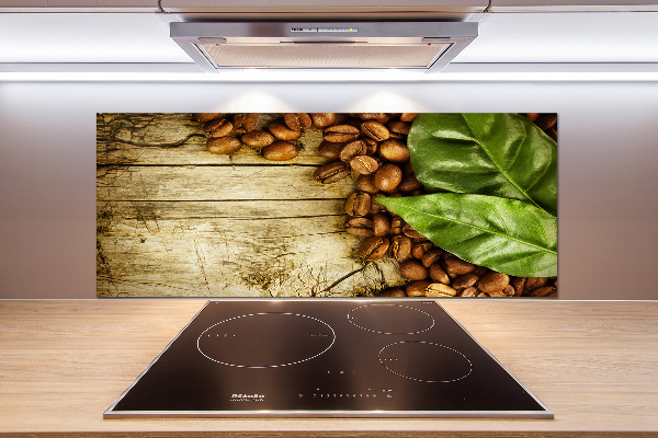 Spatscherm keuken Koffie en laurierblad