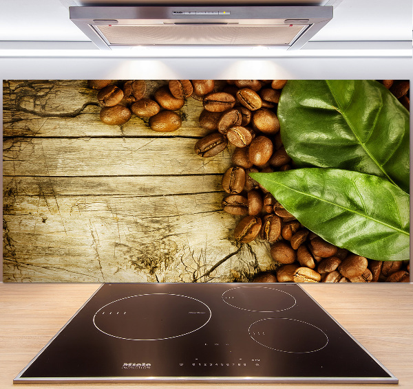 Spatscherm keuken Koffie en laurierblad