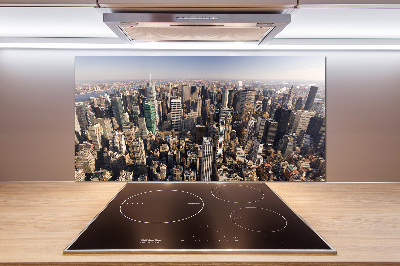 Panel lacobel Nowy Jork lot ptaka