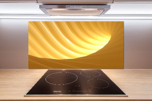 Glazen achterwand keuken Abstracte wervel