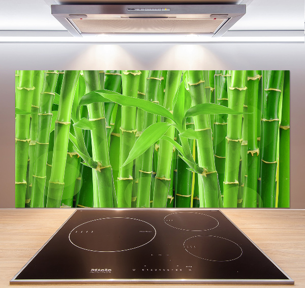 Achterwand keuken Bamboe