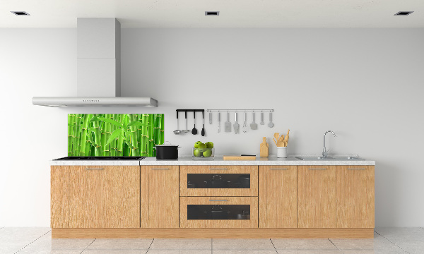 Achterwand keuken Bamboe