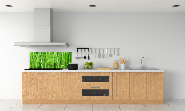 Achterwand keuken Bamboe
