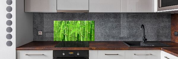 Achterwand keuken Bamboe