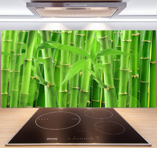 Achterwand keuken Bamboe