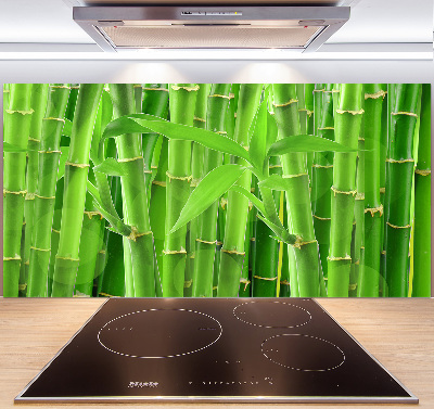 Panel szklany do kuchni Bambusy