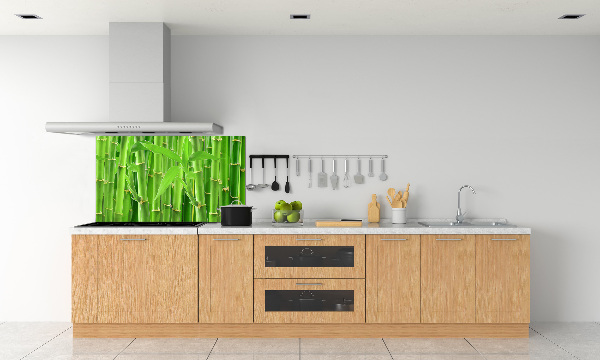 Achterwand keuken Bamboe