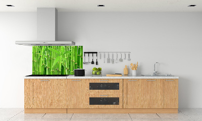 Achterwand keuken Bamboe