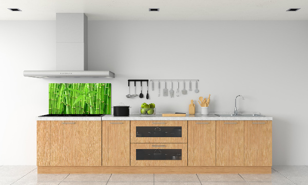 Achterwand keuken Bamboe