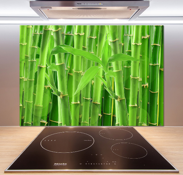 Achterwand keuken Bamboe