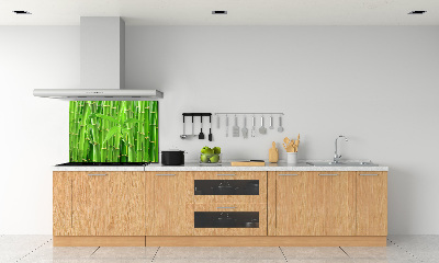 Achterwand keuken Bamboe