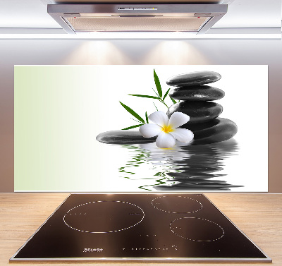 Spatscherm keuken Zen-stenen