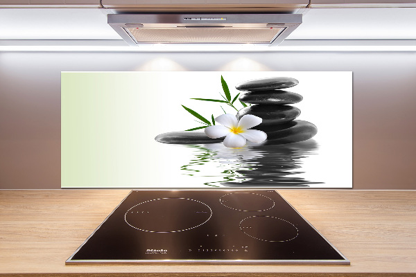 Spatscherm keuken Zen-stenen