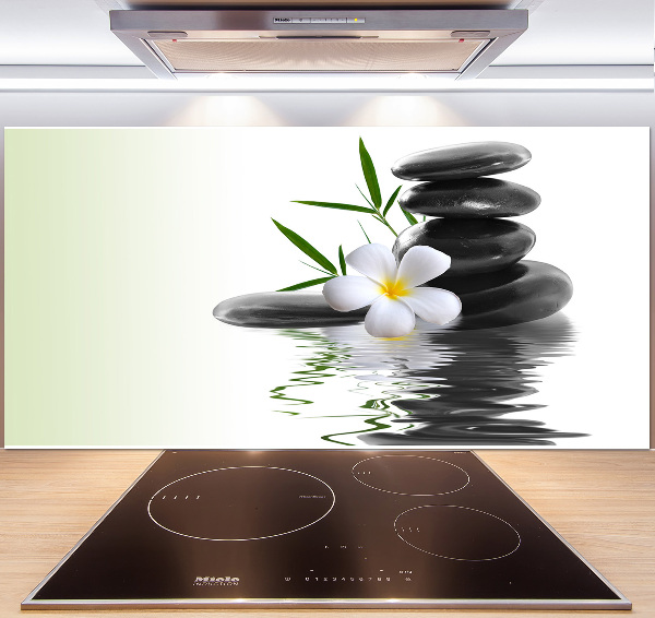 Spatscherm keuken Zen-stenen