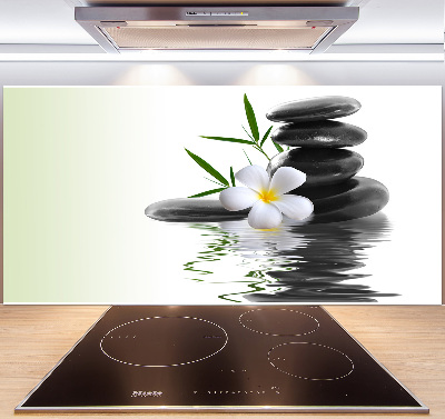 Spatscherm keuken Zen-stenen