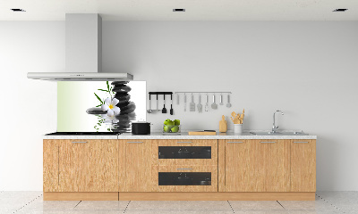 Spatscherm keuken Zen-stenen