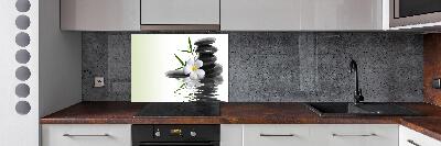 Spatscherm keuken Zen-stenen