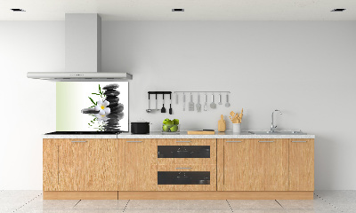 Spatscherm keuken Zen-stenen