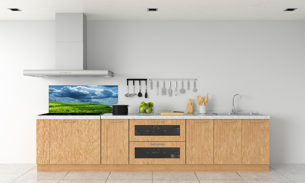 Spatscherm keuken Onweerswolken